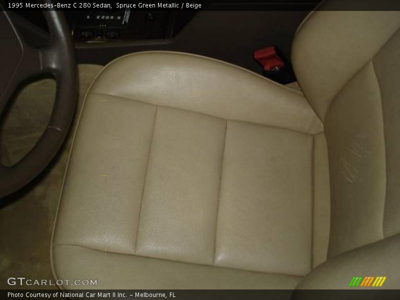 Spruce Green Metallic / Beige 1995 Mercedes-Benz C 280 Sedan
