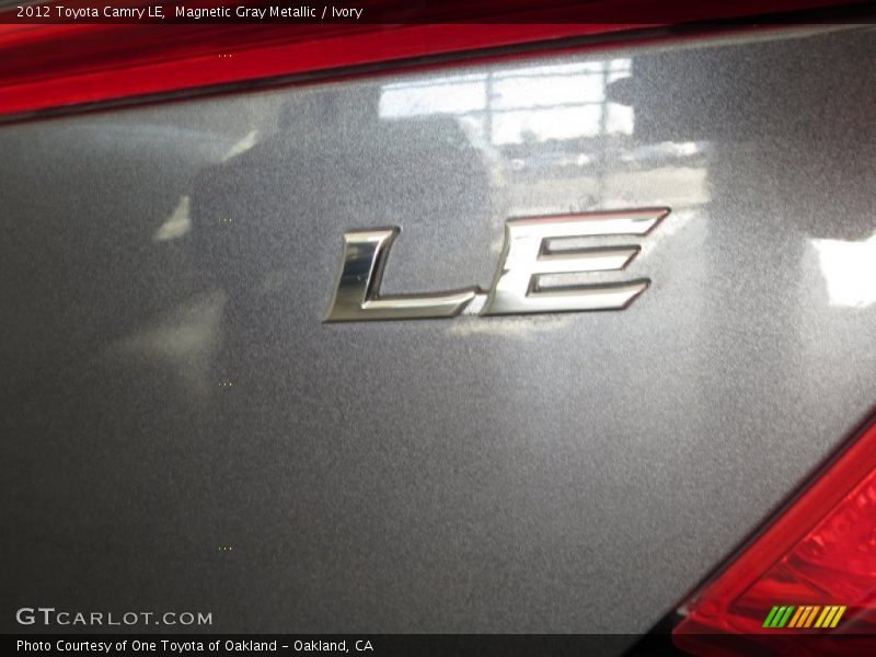 Magnetic Gray Metallic / Ivory 2012 Toyota Camry LE