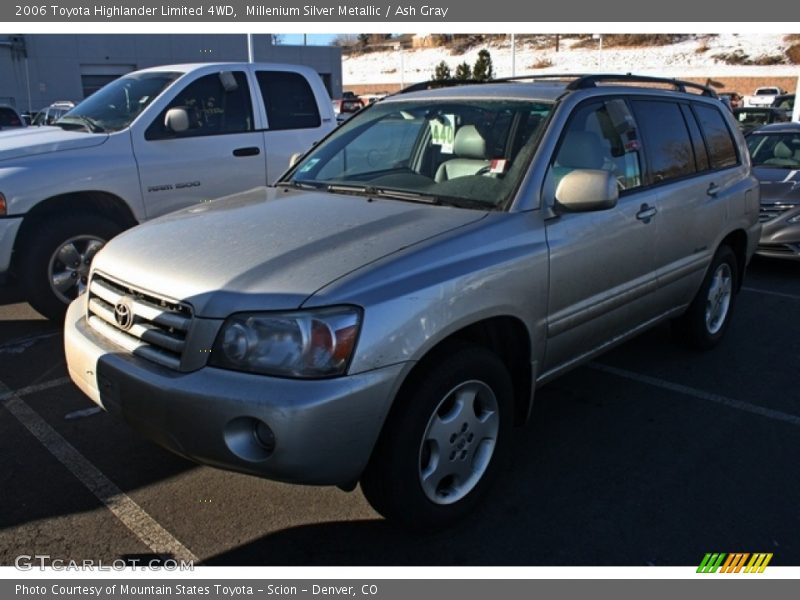 Millenium Silver Metallic / Ash Gray 2006 Toyota Highlander Limited 4WD