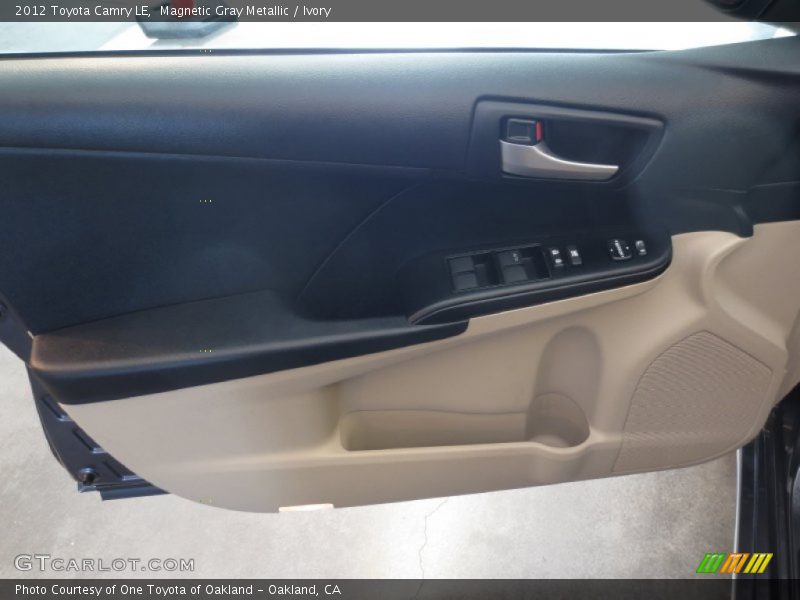 Magnetic Gray Metallic / Ivory 2012 Toyota Camry LE