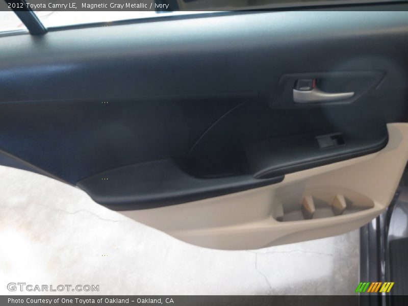 Magnetic Gray Metallic / Ivory 2012 Toyota Camry LE