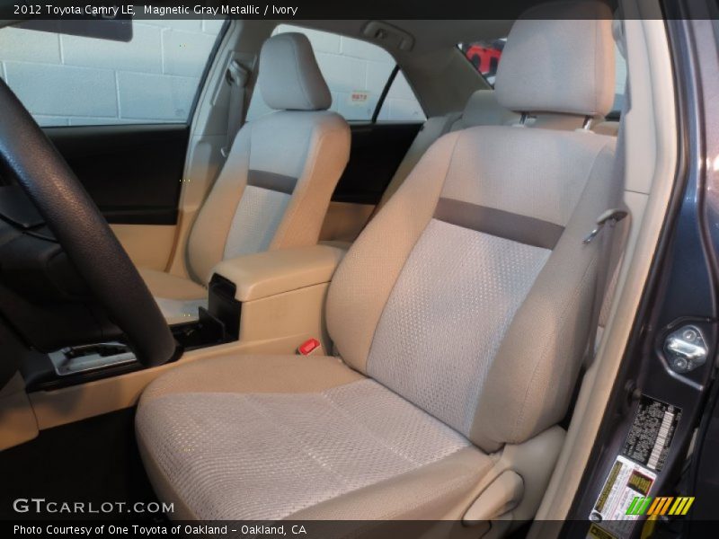 Magnetic Gray Metallic / Ivory 2012 Toyota Camry LE