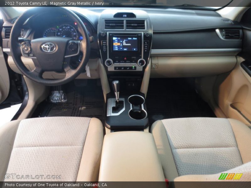 Magnetic Gray Metallic / Ivory 2012 Toyota Camry LE