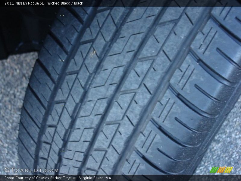 Wicked Black / Black 2011 Nissan Rogue SL
