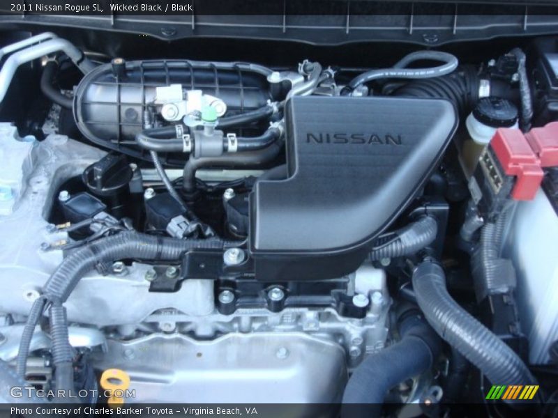 Wicked Black / Black 2011 Nissan Rogue SL