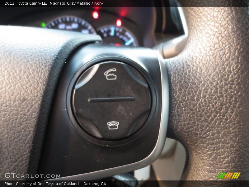 Magnetic Gray Metallic / Ivory 2012 Toyota Camry LE