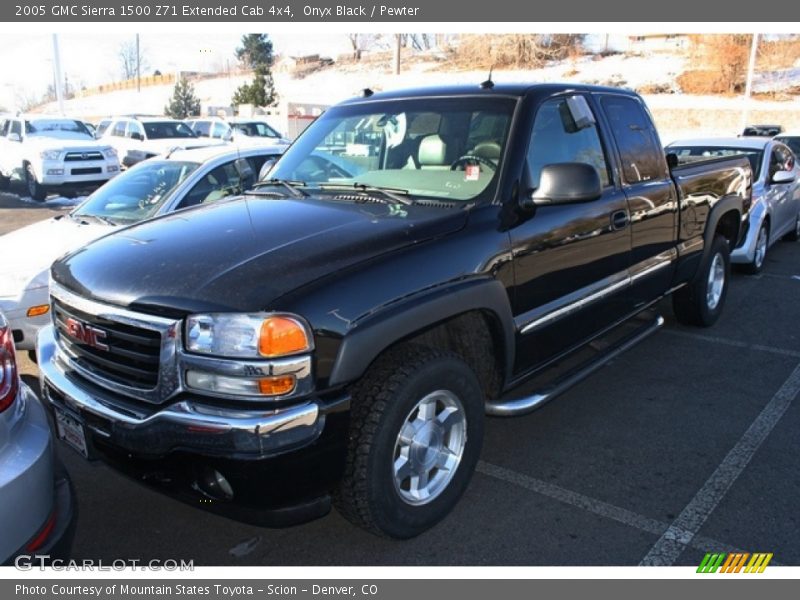Onyx Black / Pewter 2005 GMC Sierra 1500 Z71 Extended Cab 4x4