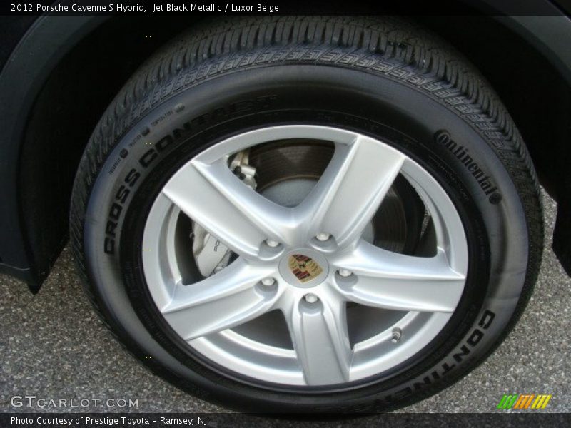Jet Black Metallic / Luxor Beige 2012 Porsche Cayenne S Hybrid
