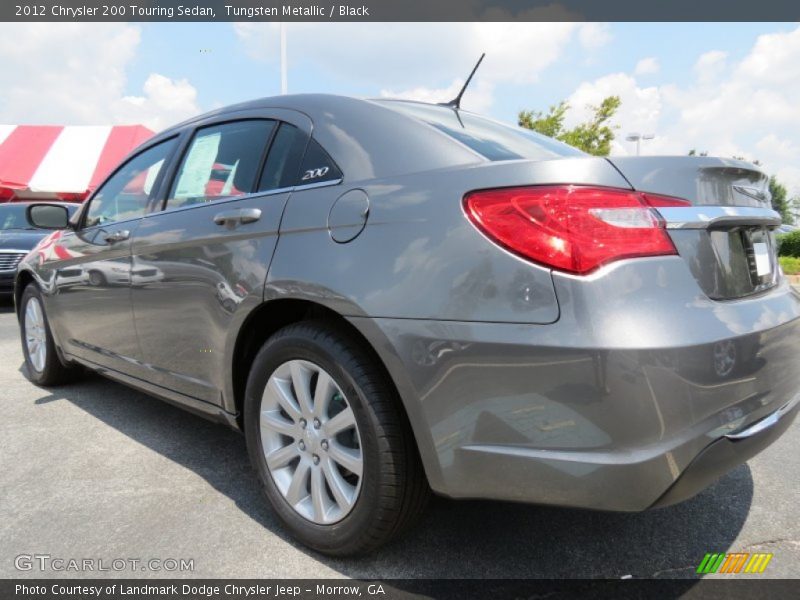 Tungsten Metallic / Black 2012 Chrysler 200 Touring Sedan