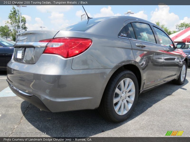 Tungsten Metallic / Black 2012 Chrysler 200 Touring Sedan