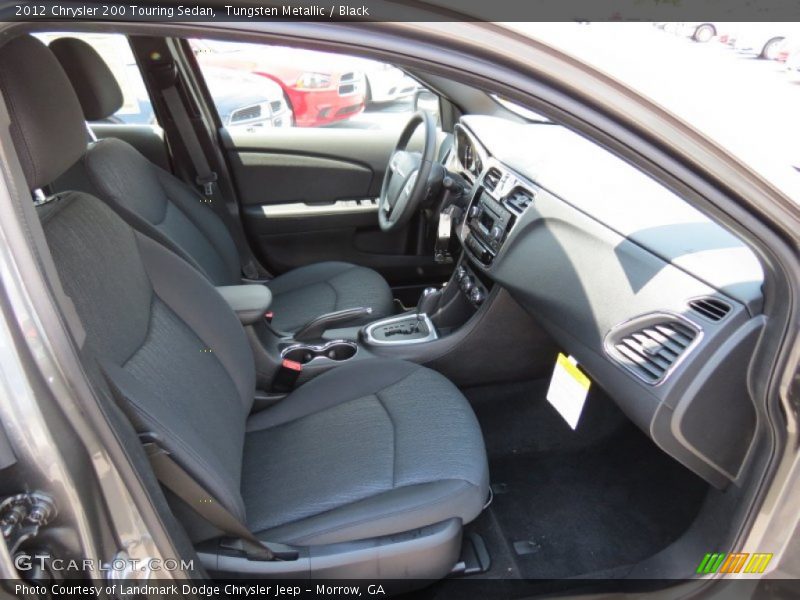 Tungsten Metallic / Black 2012 Chrysler 200 Touring Sedan