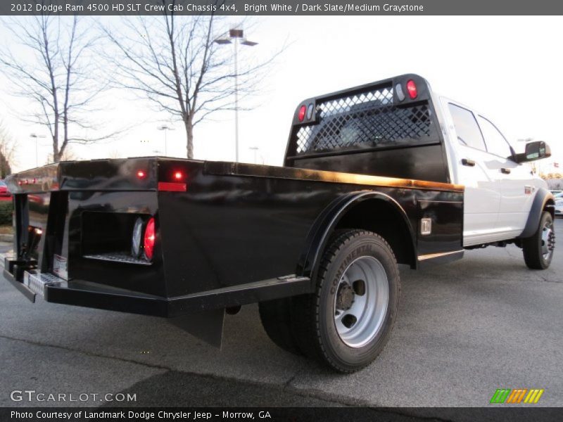 Bright White / Dark Slate/Medium Graystone 2012 Dodge Ram 4500 HD SLT Crew Cab Chassis 4x4