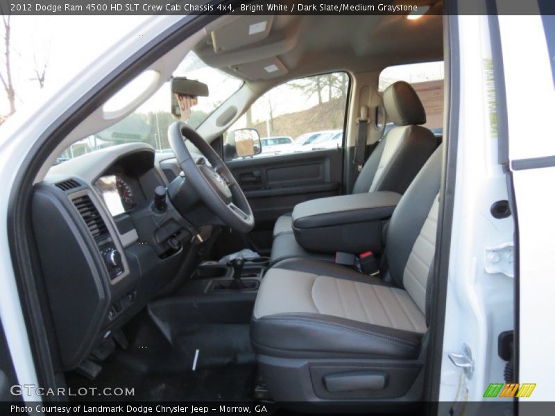  2012 Ram 4500 HD SLT Crew Cab Chassis 4x4 Dark Slate/Medium Graystone Interior