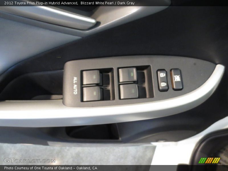 Blizzard White Pearl / Dark Gray 2012 Toyota Prius Plug-in Hybrid Advanced