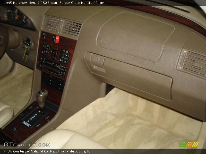 Spruce Green Metallic / Beige 1995 Mercedes-Benz C 280 Sedan