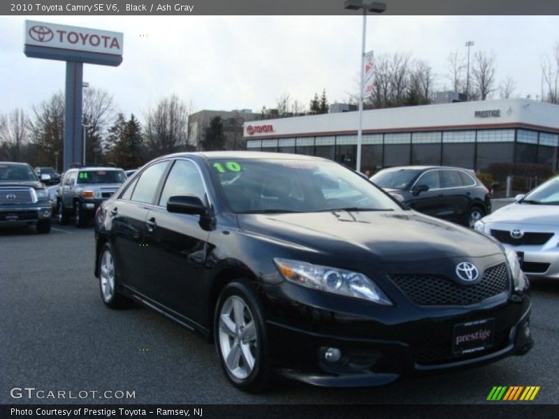 Black / Ash Gray 2010 Toyota Camry SE V6