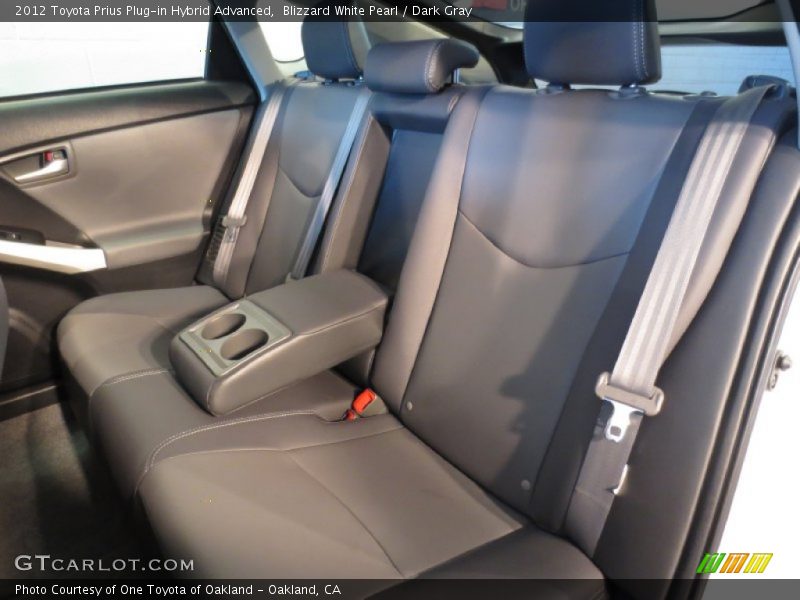 Blizzard White Pearl / Dark Gray 2012 Toyota Prius Plug-in Hybrid Advanced