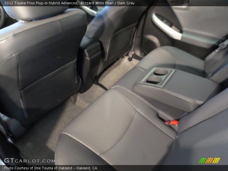 Blizzard White Pearl / Dark Gray 2012 Toyota Prius Plug-in Hybrid Advanced