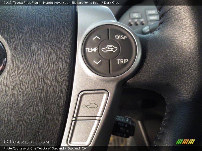 Blizzard White Pearl / Dark Gray 2012 Toyota Prius Plug-in Hybrid Advanced