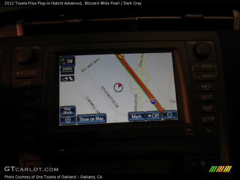 Navigation of 2012 Prius Plug-in Hybrid Advanced