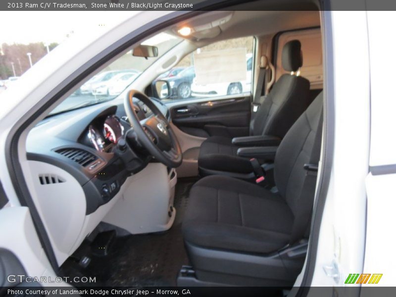  2013 C/V Tradesman Black/Light Graystone Interior