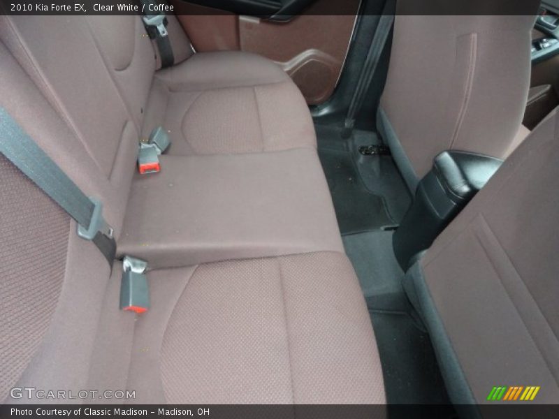 Clear White / Coffee 2010 Kia Forte EX