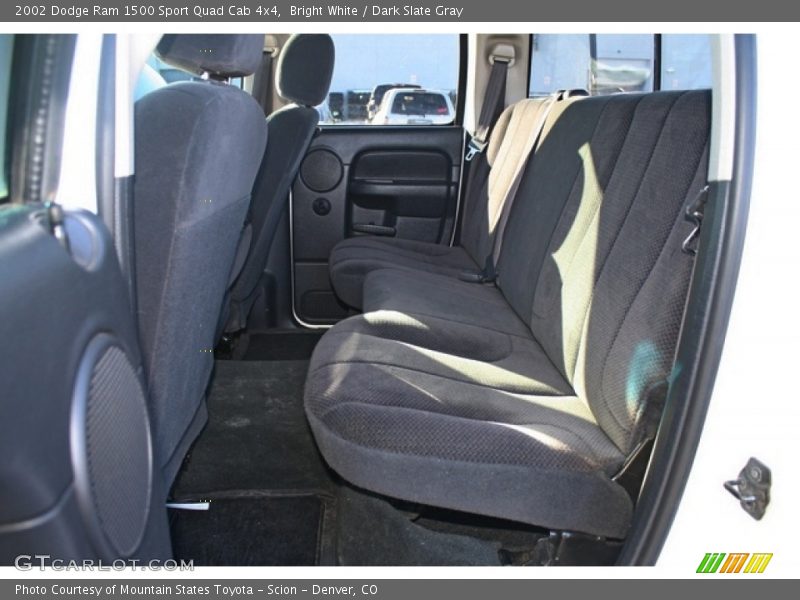 Bright White / Dark Slate Gray 2002 Dodge Ram 1500 Sport Quad Cab 4x4