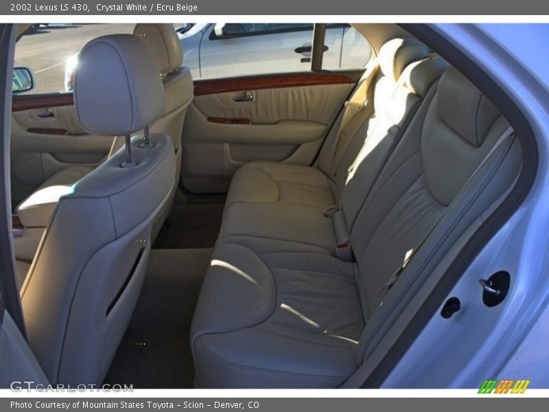 Crystal White / Ecru Beige 2002 Lexus LS 430