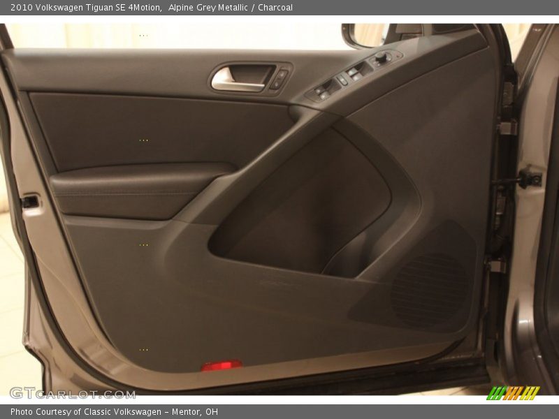 Alpine Grey Metallic / Charcoal 2010 Volkswagen Tiguan SE 4Motion