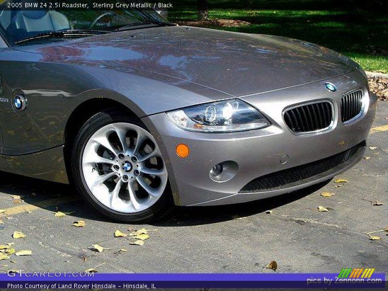 Sterling Grey Metallic / Black 2005 BMW Z4 2.5i Roadster