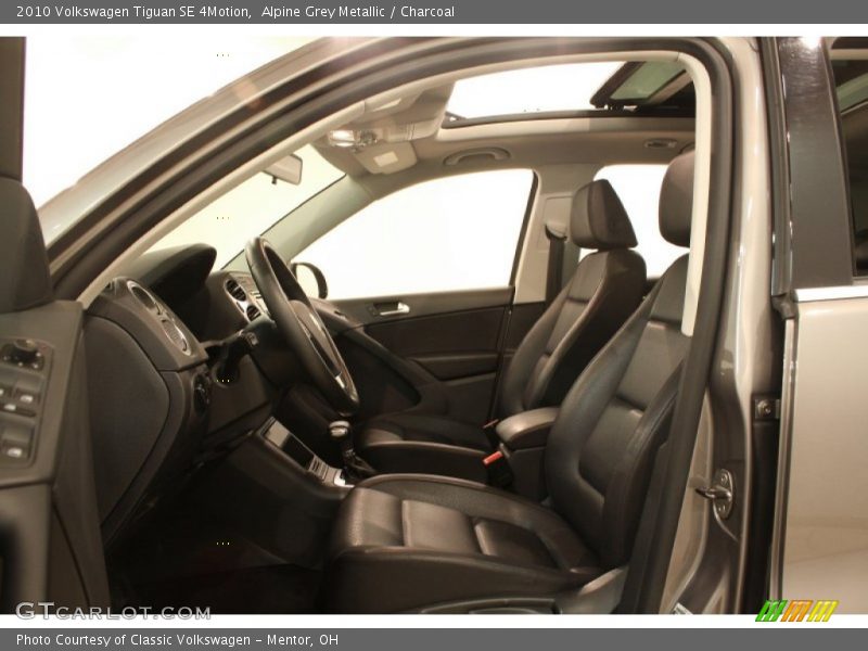 Alpine Grey Metallic / Charcoal 2010 Volkswagen Tiguan SE 4Motion