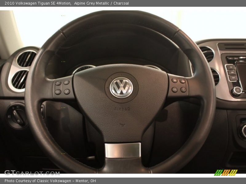 Alpine Grey Metallic / Charcoal 2010 Volkswagen Tiguan SE 4Motion