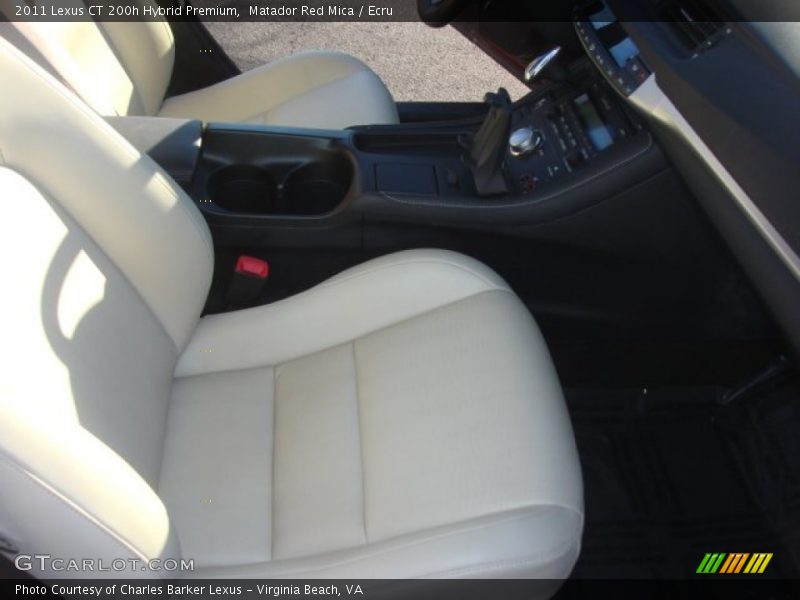 Matador Red Mica / Ecru 2011 Lexus CT 200h Hybrid Premium