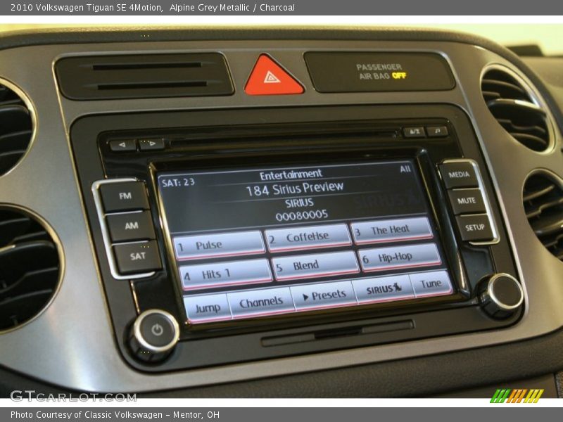 Alpine Grey Metallic / Charcoal 2010 Volkswagen Tiguan SE 4Motion