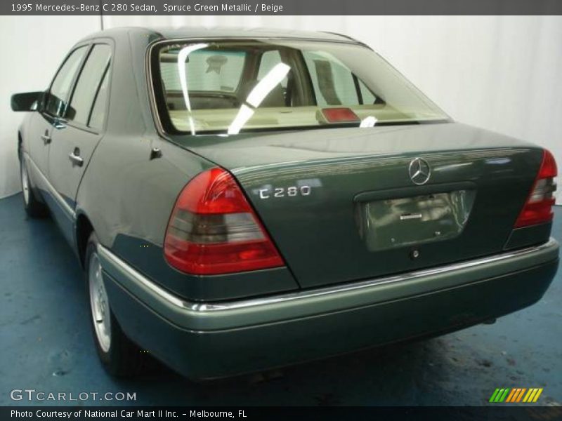 Spruce Green Metallic / Beige 1995 Mercedes-Benz C 280 Sedan