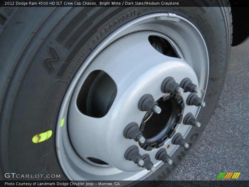 Bright White / Dark Slate/Medium Graystone 2012 Dodge Ram 4500 HD SLT Crew Cab Chassis