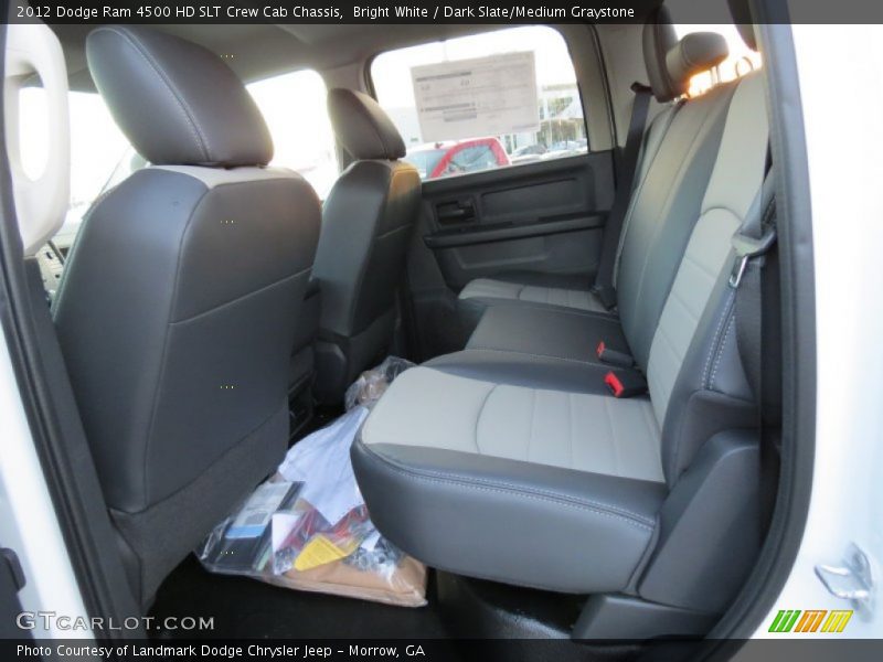 Bright White / Dark Slate/Medium Graystone 2012 Dodge Ram 4500 HD SLT Crew Cab Chassis