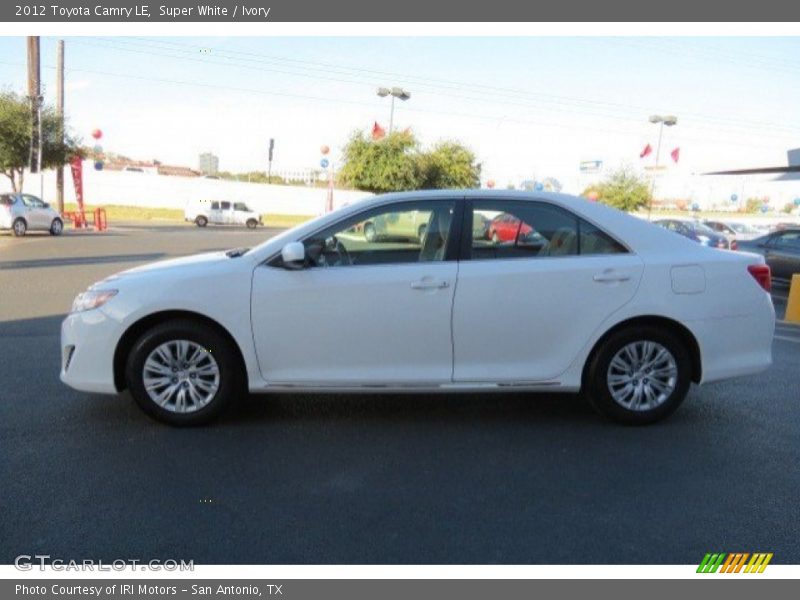 Super White / Ivory 2012 Toyota Camry LE