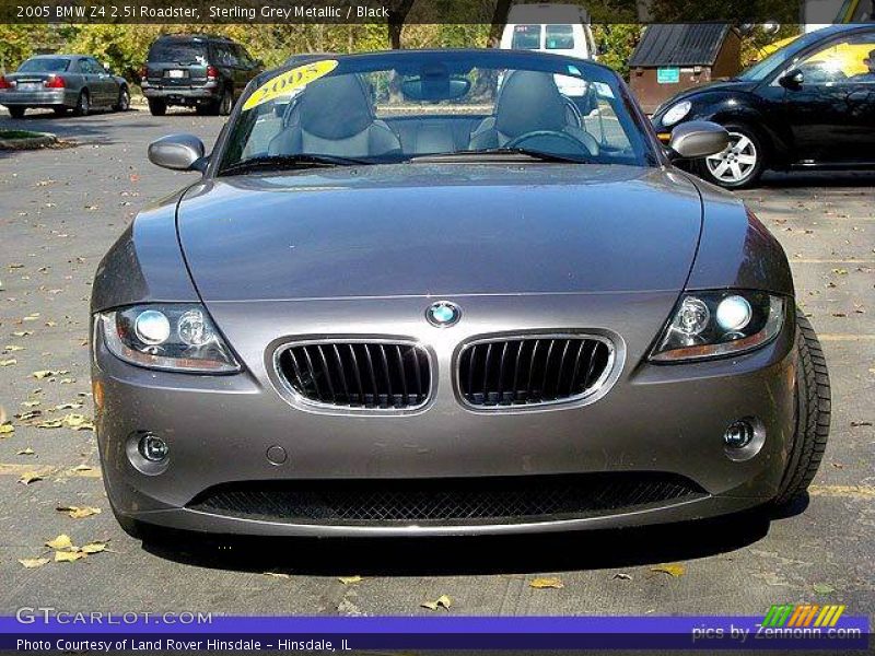 Sterling Grey Metallic / Black 2005 BMW Z4 2.5i Roadster