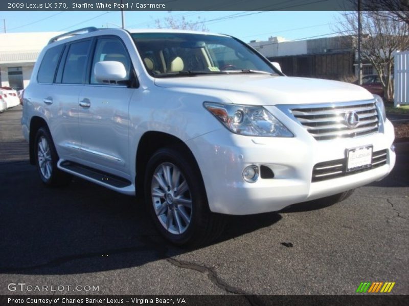 Starfire White Pearl / Cashmere 2009 Lexus LX 570