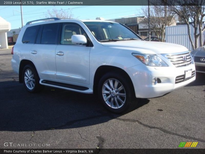 Starfire White Pearl / Cashmere 2009 Lexus LX 570