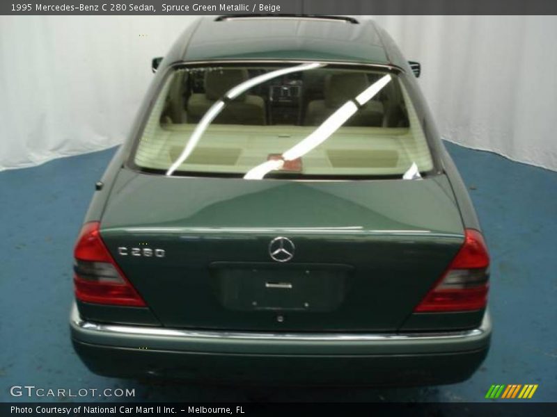 Spruce Green Metallic / Beige 1995 Mercedes-Benz C 280 Sedan