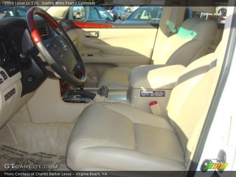 Starfire White Pearl / Cashmere 2009 Lexus LX 570