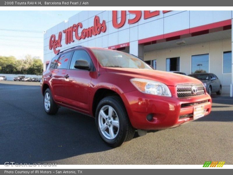 Barcelona Red Pearl / Ash 2008 Toyota RAV4 I4