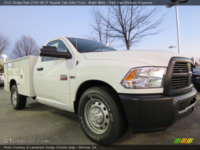 Front 3/4 View of 2012 Ram 2500 HD ST Regular Cab Utility Truck