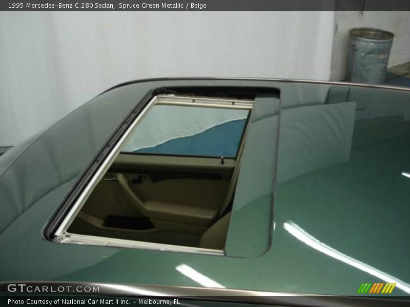 Spruce Green Metallic / Beige 1995 Mercedes-Benz C 280 Sedan
