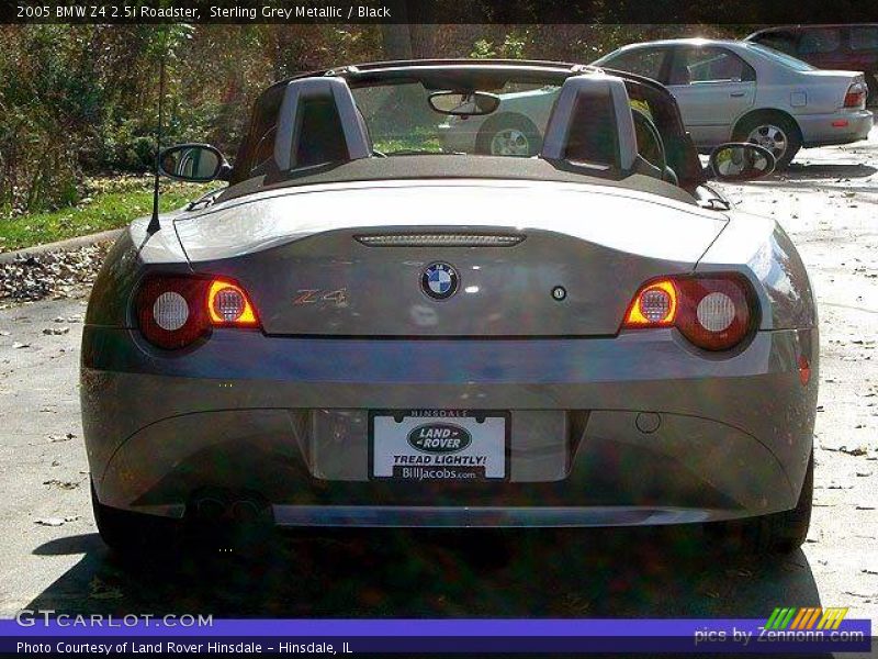 Sterling Grey Metallic / Black 2005 BMW Z4 2.5i Roadster