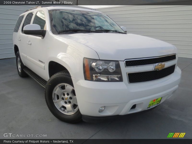 Summit White / Ebony 2009 Chevrolet Tahoe LT