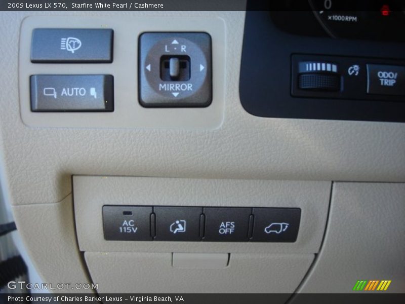 Starfire White Pearl / Cashmere 2009 Lexus LX 570