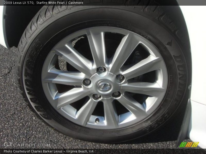 Starfire White Pearl / Cashmere 2009 Lexus LX 570